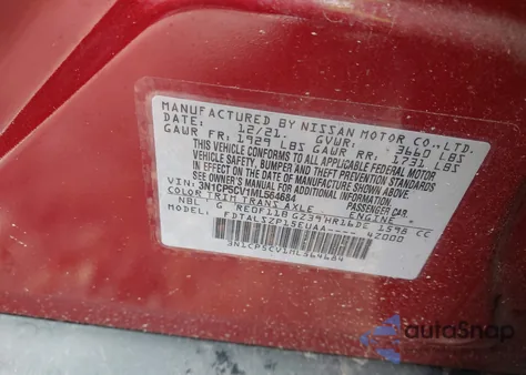 2021 Nissan Kicks Sv Xtronic Cvt from USA, damaged, VIN 3N1CP5CV1ML564684